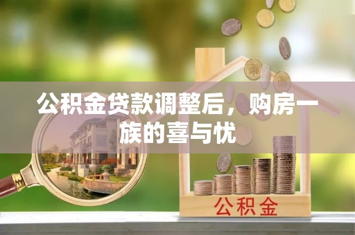 柳林公积金贷款调整后，购房一族的喜与忧