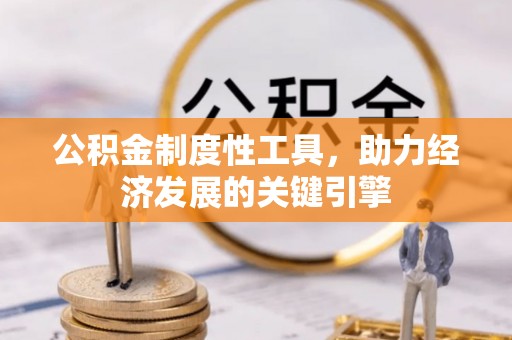 柳林公积金制度性工具，助力经济发展的关键引擎