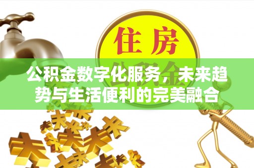 柳林公积金数字化服务，未来趋势与生活便利的完美融合