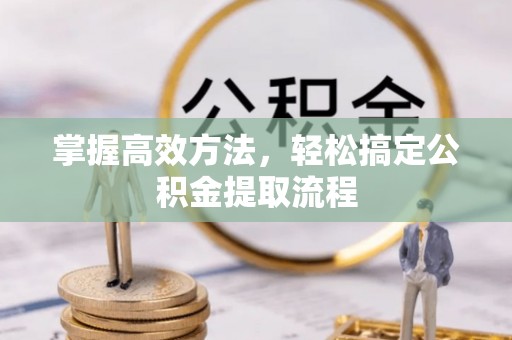 柳林掌握高效方法，轻松搞定公积金提取流程