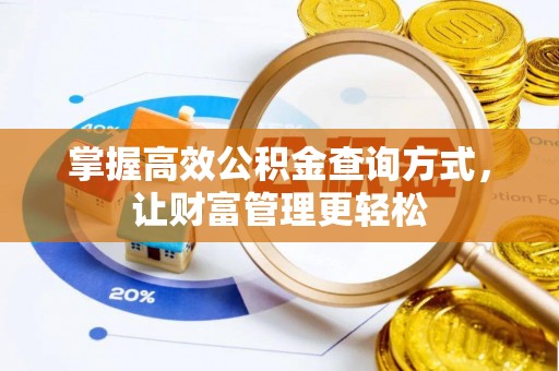 柳林掌握高效公积金查询方式，让财富管理更轻松