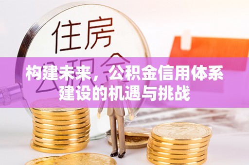 柳林构建未来，公积金信用体系建设的机遇与挑战