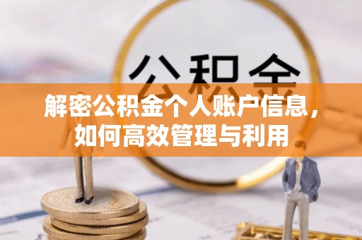 柳林解密公积金个人账户信息，如何高效管理与利用