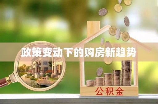 柳林政策变动下的购房新趋势