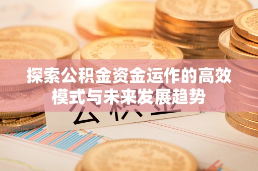 柳林探索公积金资金运作的高效模式与未来发展趋势