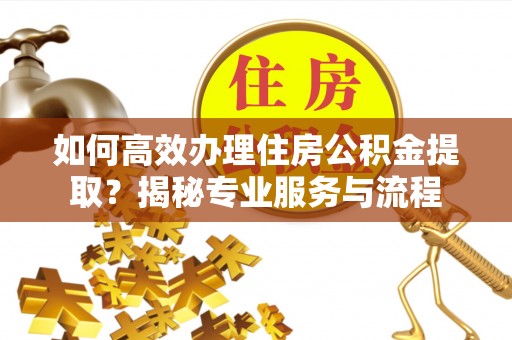 柳林如何高效办理住房公积金提取？揭秘专业服务与流程