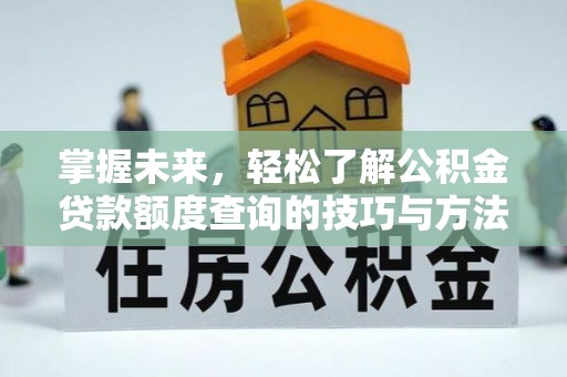 柳林掌握未来，轻松了解公积金贷款额度查询的技巧与方法