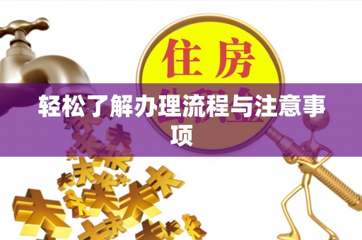 柳林轻松了解办理流程与注意事项