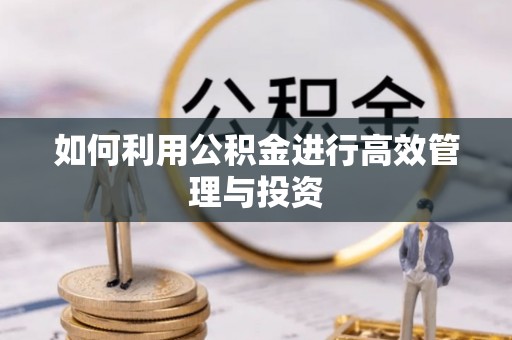 柳林如何利用公积金进行高效管理与投资